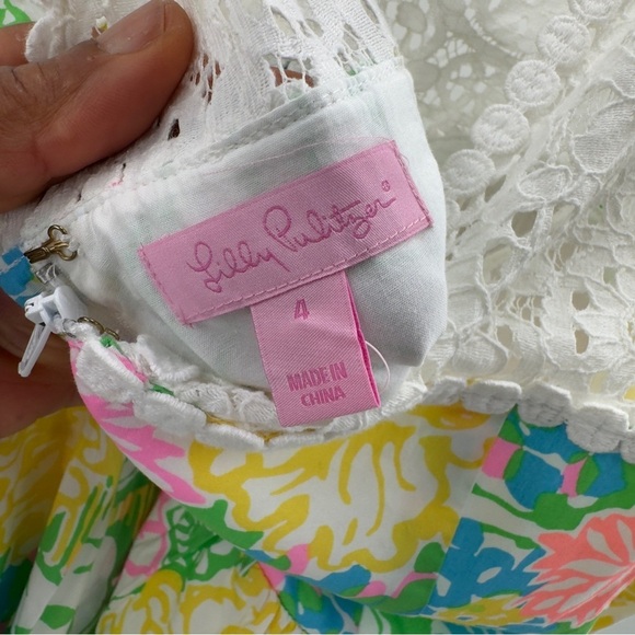 Lilly Pulitzer Raegan green dress size 4 - Picture 8 of 12